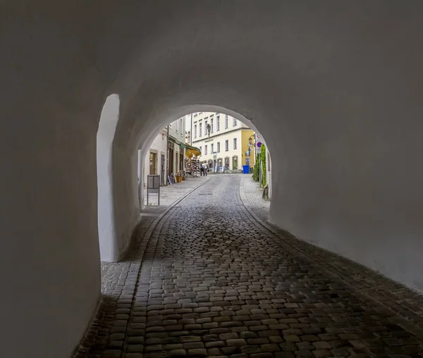 Passaggio Visto Passau Una Città Della Bassa Baviera Germania — Foto Stock