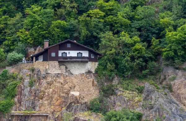 Casa Una Ladera Vista Cerca Passau Alemania —  Fotos de Stock