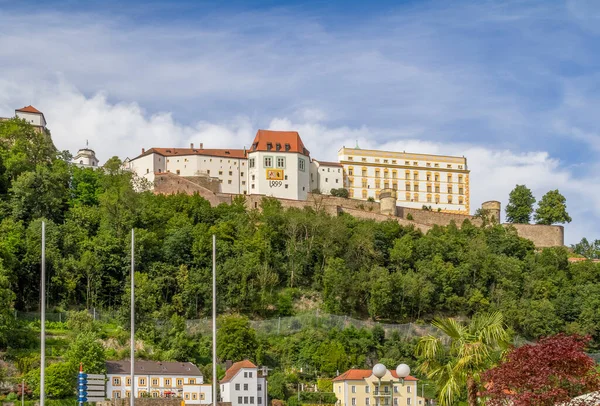 Impresión Passau Incluyendo Veste Oberhaus Baja Baviera Alemania Hora Verano — Foto de Stock