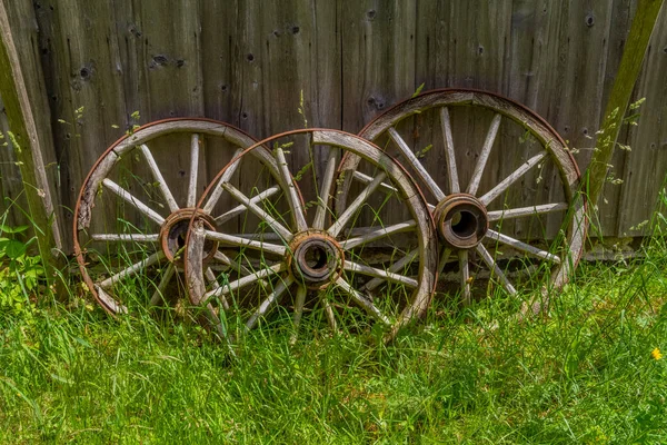 Carretillas Históricas Granero Madera Visto Sur Alemania — Foto de Stock