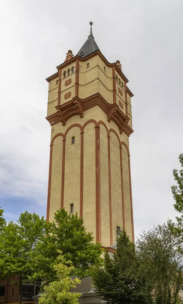 Torre Storica Vista Straubing Una Città Della Bassa Baviera Germania — Foto Stock