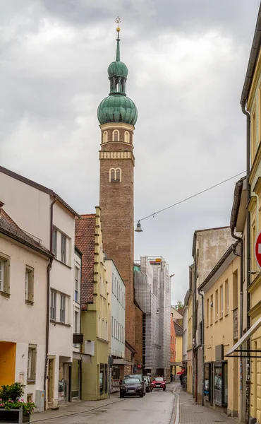 Impressie Van Straubing Een Stad Neder Beieren Duitsland Zomer — Stockfoto