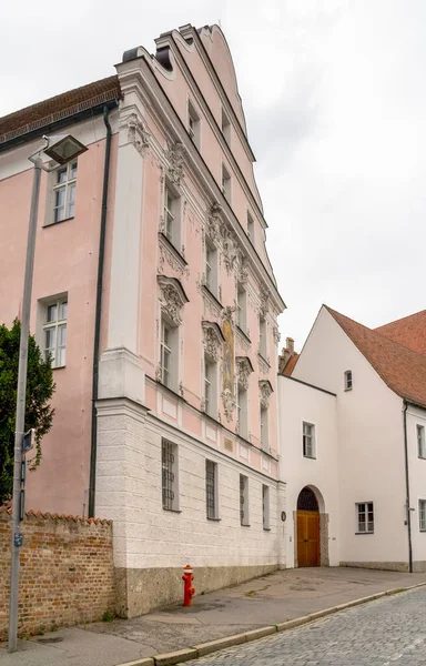 Impresión Straubing Una Ciudad Baja Baviera Alemania Hora Verano — Foto de Stock