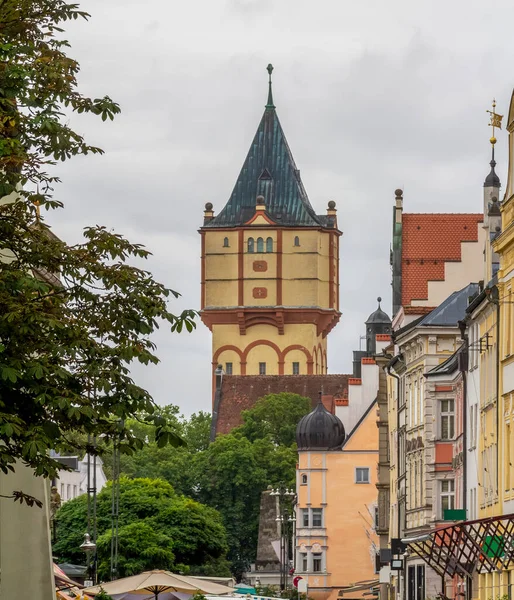 Wrażenie Straubing Miasta Dolnej Bawarii Niemczech Okresie Letnim — Zdjęcie stockowe
