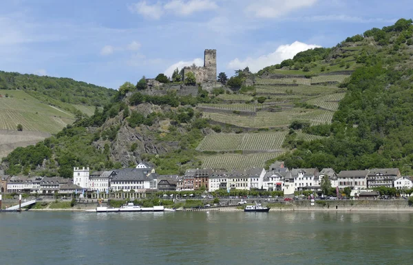 Gutenfels Castle Rhine Gorge Kaub Rhineland Palatinate Németország — Stock Fotó