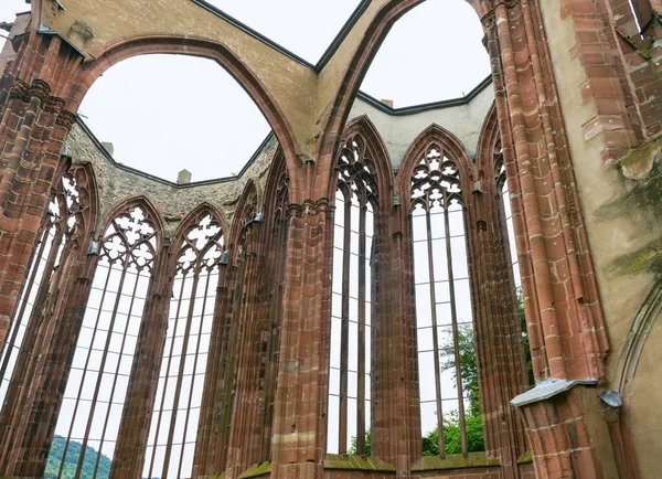 Ruinerna Wernerkapelle Nära Bacharach Stad Stadsdelen Mainz Bingen Rheinland Pfalz — Stockfoto