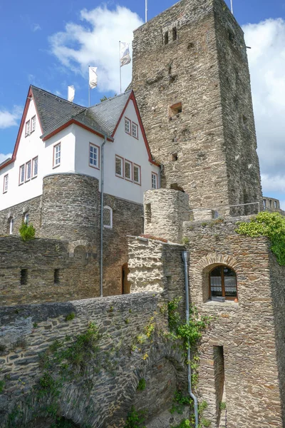 Rheinfels Slott Vid Rhendalen Nära Sankt Goar Rheinland Pfalz Tyskland — Stockfoto