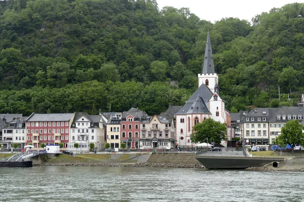 Rhineland Palatinate Almanya Daki Rhine Vadisi Nde Aziz Goar — Stok fotoğraf