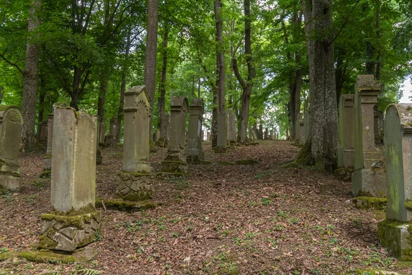 Histórico Cementerio Judío Cerca Berlichingen Hohenlohe Área Sur Alemania Hora — Foto de Stock