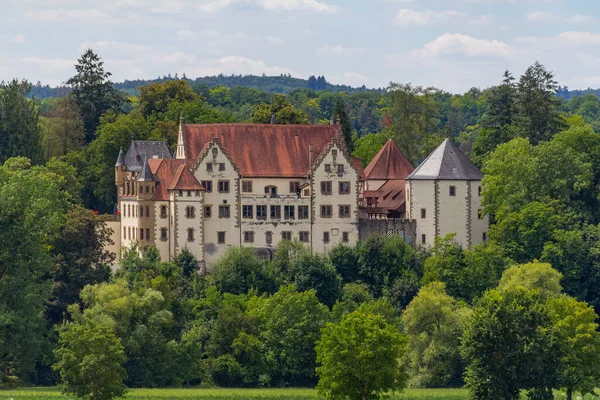 Castello Jagsthausen Situato Nella Germania Meridionale Durante Estate — Foto Stock