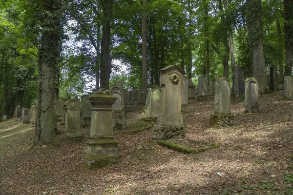 Histórico Cemitério Judaico Perto Berlichingen Hohenlohe Uma Área Sul Alemanha — Fotografia de Stock