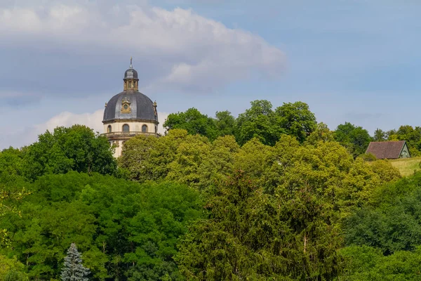 Das Kloster Schönental Hohenlohe Ein Gebiet Süddeutschland Zur Sommerzeit — Stockfoto