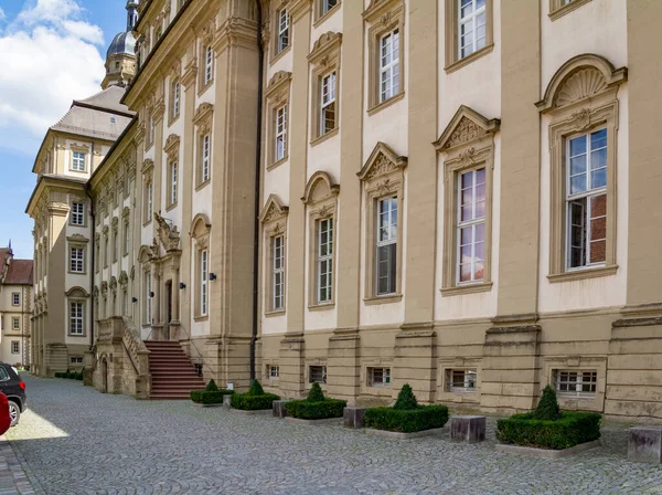 Landskap Runt Schoental Kloster Ligger Hohenlohe Ett Område Södra Tyskland — Stockfoto