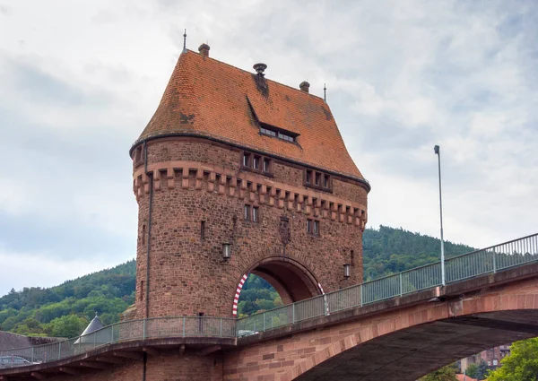 the gate house at the river Main bridge in Miltenberg, a town in Lower Franconia, Bavaria, Germany