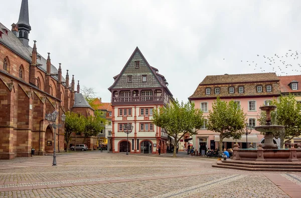 Vista Ciudad Neustadt Der Weinstrasse Una Ciudad Renania Palatinado Alemania — Foto de Stock