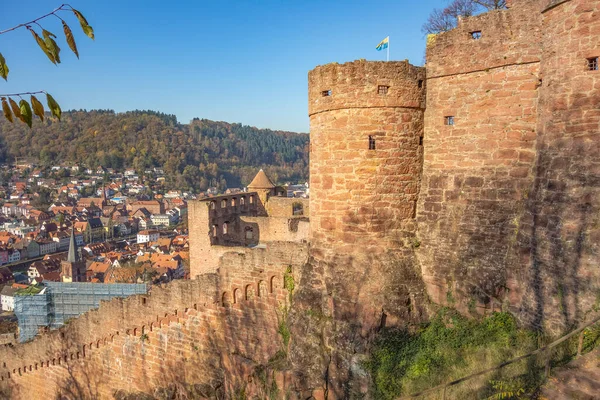 Paisaje Nocturno Alrededor Del Castillo Wertheim Sur Alemania —  Fotos de Stock