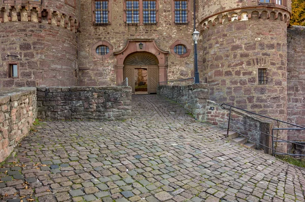 Вход Замок Вертхайм Юге Германии — стоковое фото