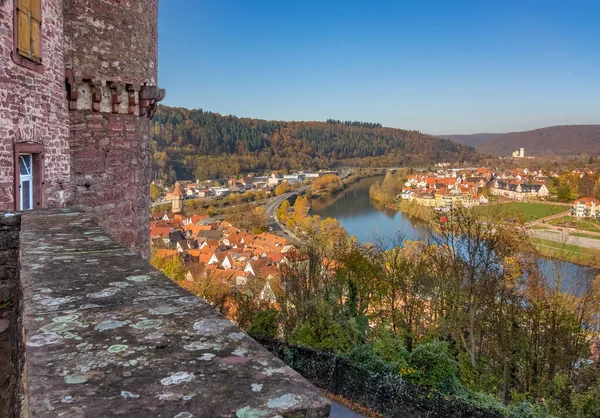 Décor Nocturne Autour Château Wertheim Dans Sud Allemagne — Photo