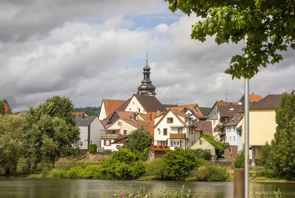 Vista Ciudad Wertheim Main Sur Alemania Hora Verano —  Fotos de Stock