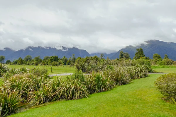 Landschap Rond Lake Matheson Het Zuidereiland Nieuw Zeeland — Stockfoto