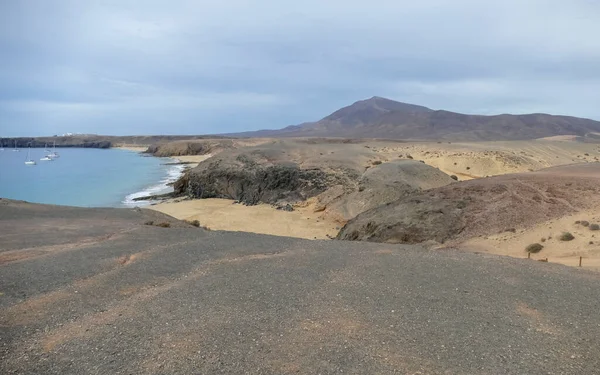 Costa Papagayo Sahilleri Lanzarote Bir Spanyol Adası Kanarya Adaları Nın — Stok fotoğraf