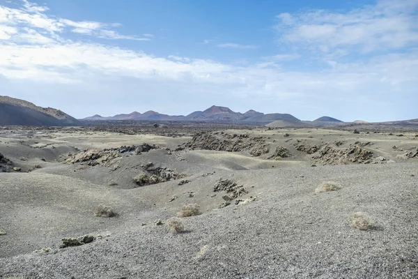 Impresión Parque Nacional Timanfaya Lanzarote Parte Las Islas Canarias España —  Fotos de Stock