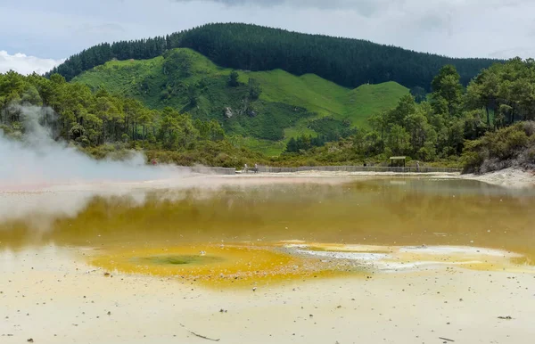 Champagne Pool Geothermal Area Named Waiotapu New Zealand — 图库照片