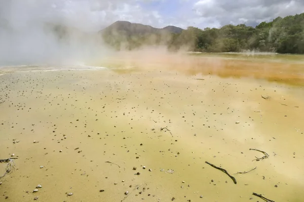 Champagne Pool Geothermal Area Named Waiotapu New Zealand — Foto de Stock