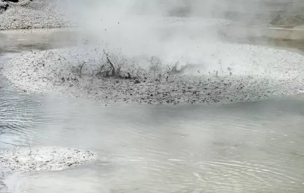 Detail Geothermal Area Named Waiotapu New Zealand — Stok fotoğraf