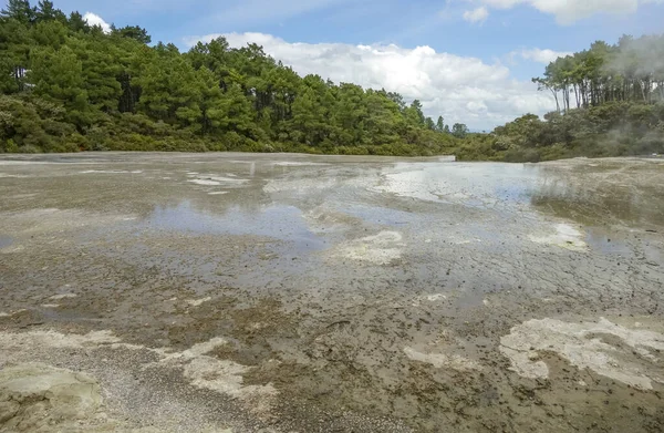 Geothermalgebiet Namens Waiotapu Neuseeland — Stockfoto