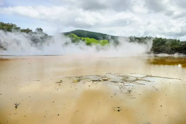 Geothermalgebiet Namens Waiotapu Neuseeland — Stockfoto