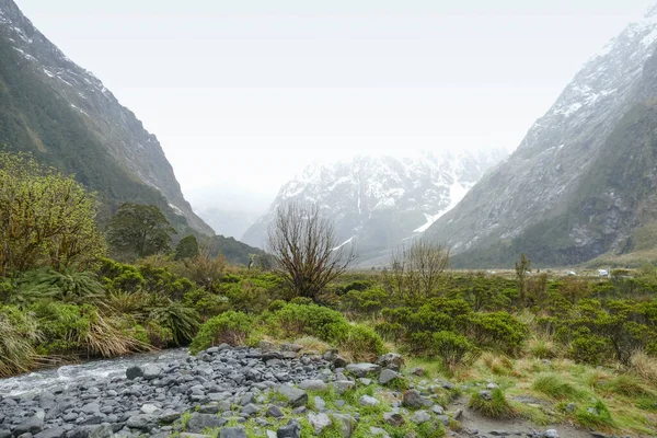 Natural Scenery Anau South Island New Zealand — Stock Photo, Image