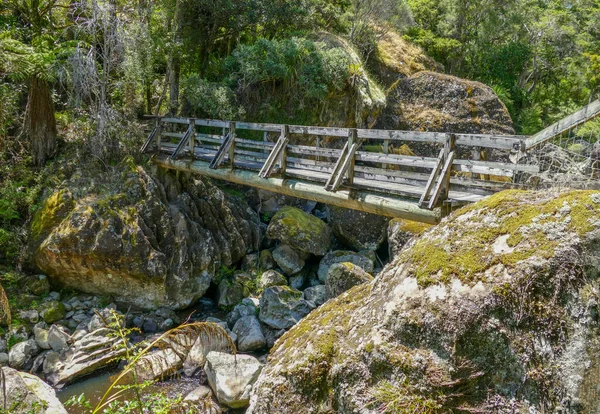 Paisagem Natural Torno Wairere Boulders Nova Zelândia — Fotografia de Stock