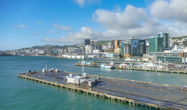 Benyomás Körül Oriental Bay Wellington Főváros Zéland — Stock Fotó