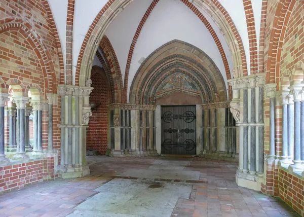 Cenário Dentro Catedral Luebeck Luebeck Uma Cidade Hanseática Norte Alemanha — Fotografia de Stock