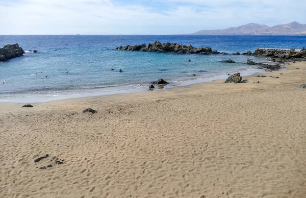 Kanarya Adaları Ndaki Lanzarote Puerto Del Carmen Civarındaki Manzara — Stok fotoğraf