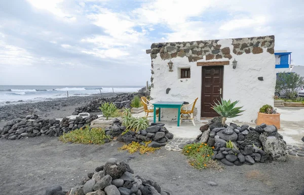 Petite Maison Autour Golfo Lanzarote Partie Des Îles Canaries Espagne — Photo