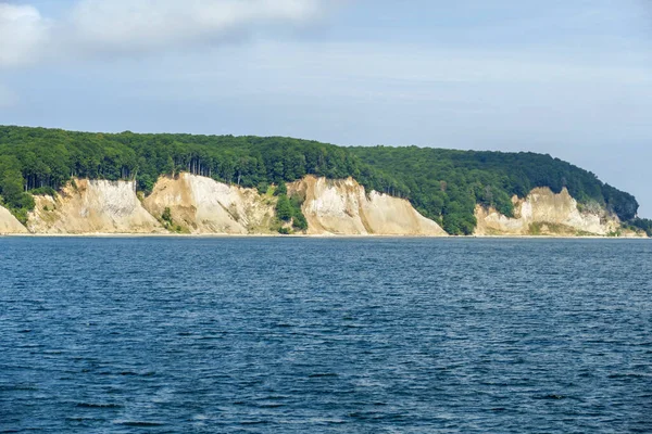 Paesaggio Soleggiato Intorno Alle Scogliere Gesso Sull Isola Ruegen Germania — Foto Stock