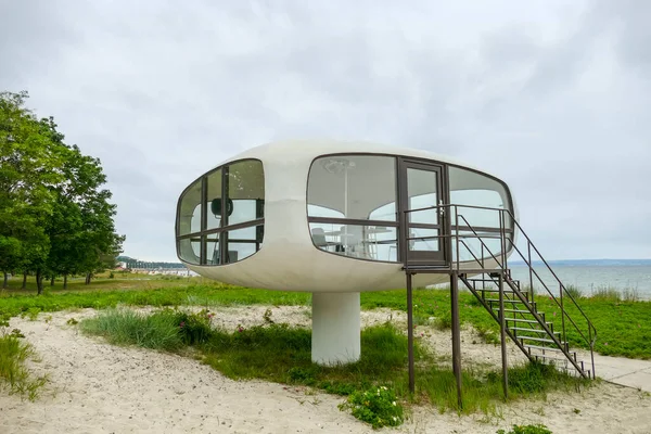Torre Rescate Una Playa Cerca Binz Isla Ruegen Alemania — Foto de Stock