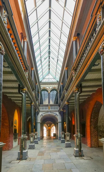 Τοπίο Στο Εσωτερικό Της Εκκλησίας Του Αγίου Νικολάου Στο Stralsund — Φωτογραφία Αρχείου