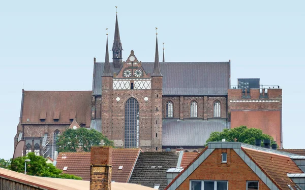Kostel Jiří Wismaru Hanzovním Městě Severním Německu — Stock fotografie