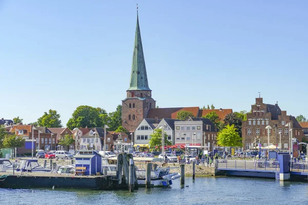 Vattennära Landskap Runt Travemuende Del Luebeck Tyskland — Stockfoto