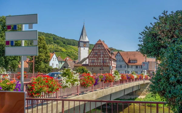 Niedernhall Het District Hohenlohe Zuid Duitsland Zomer — Stockfoto