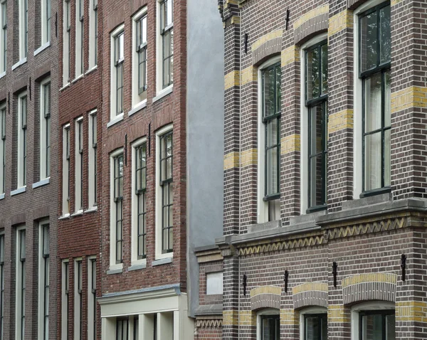 Façades de maison à Amsterdam — Photo