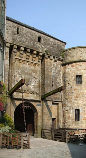 Cerca de Mont Saint Michel Abbey — Foto de Stock