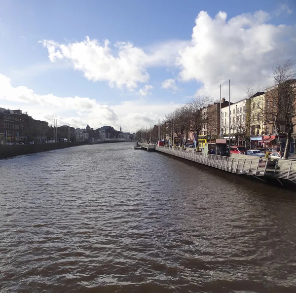 Waterside scenery in Dublin — Stock Photo, Image
