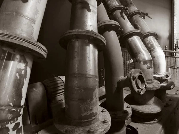 Исторические трубы — стоковое фото