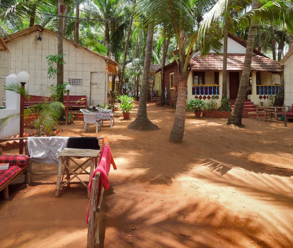 Paisaje de la playa de Goa — Foto de Stock