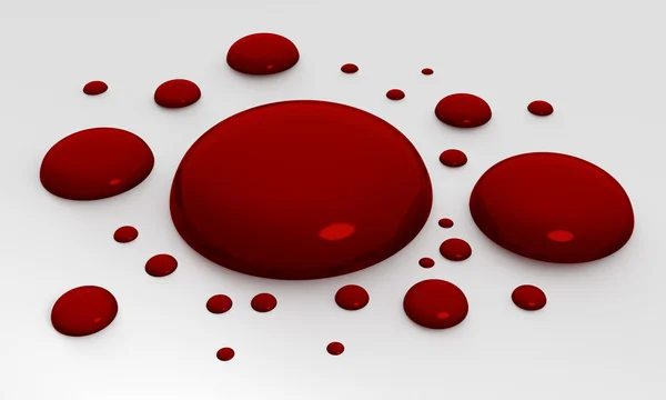 Drops of blood — Stock Photo, Image