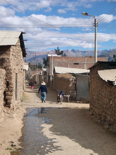 Wieś w kanion Colca — Zdjęcie stockowe